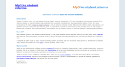 Desktop Screenshot of mp3.portik.cz